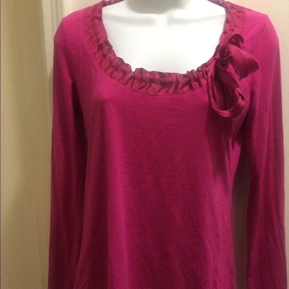 Long sleeves pink Top💥 Ann Taylor Loft. Sz. Small